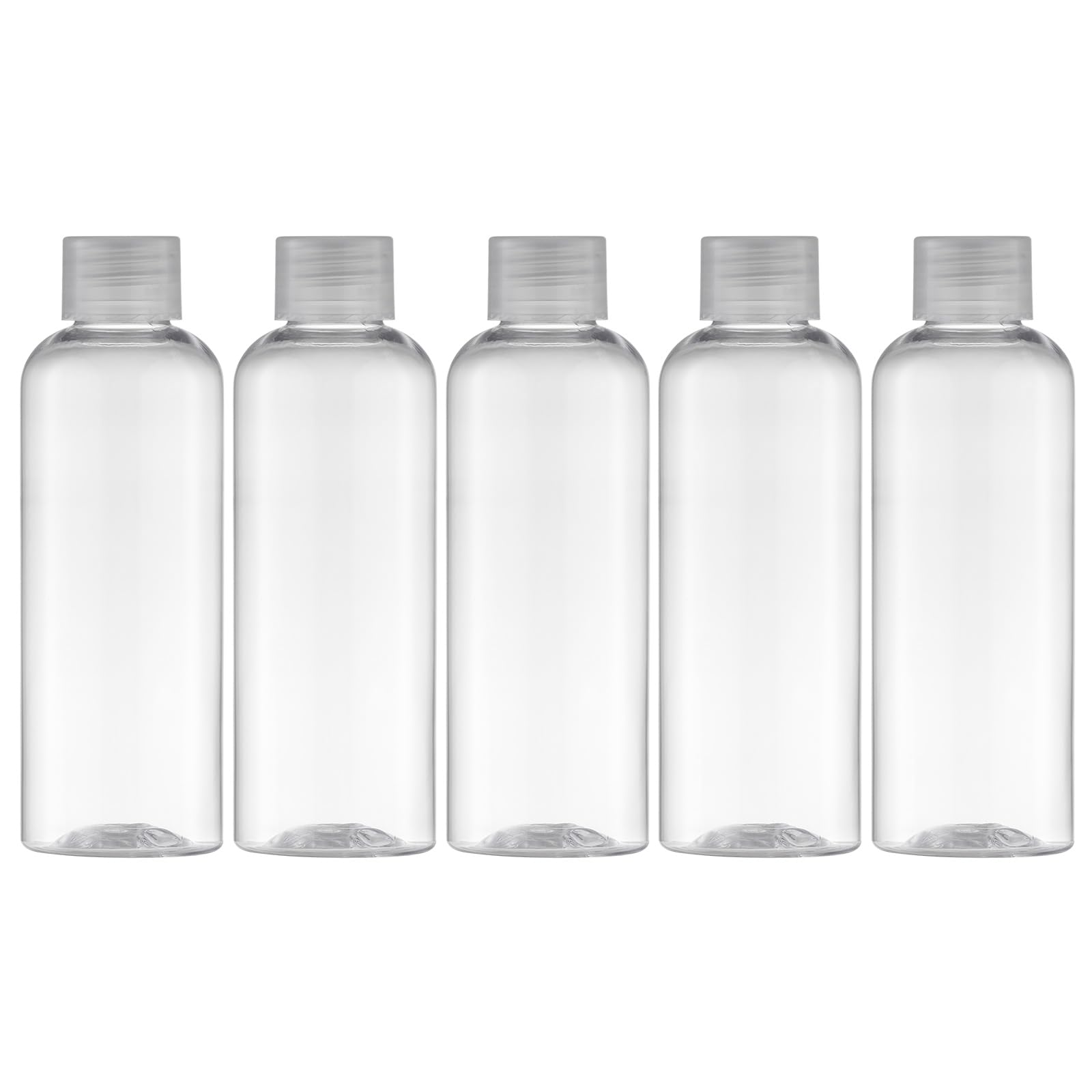 Tekson Plastic Travel Bottles 3.4 Oz, Travel Size Containers For Shampoo, Empty Travel Mouthwash Bottles With Clear Screw Cap (1