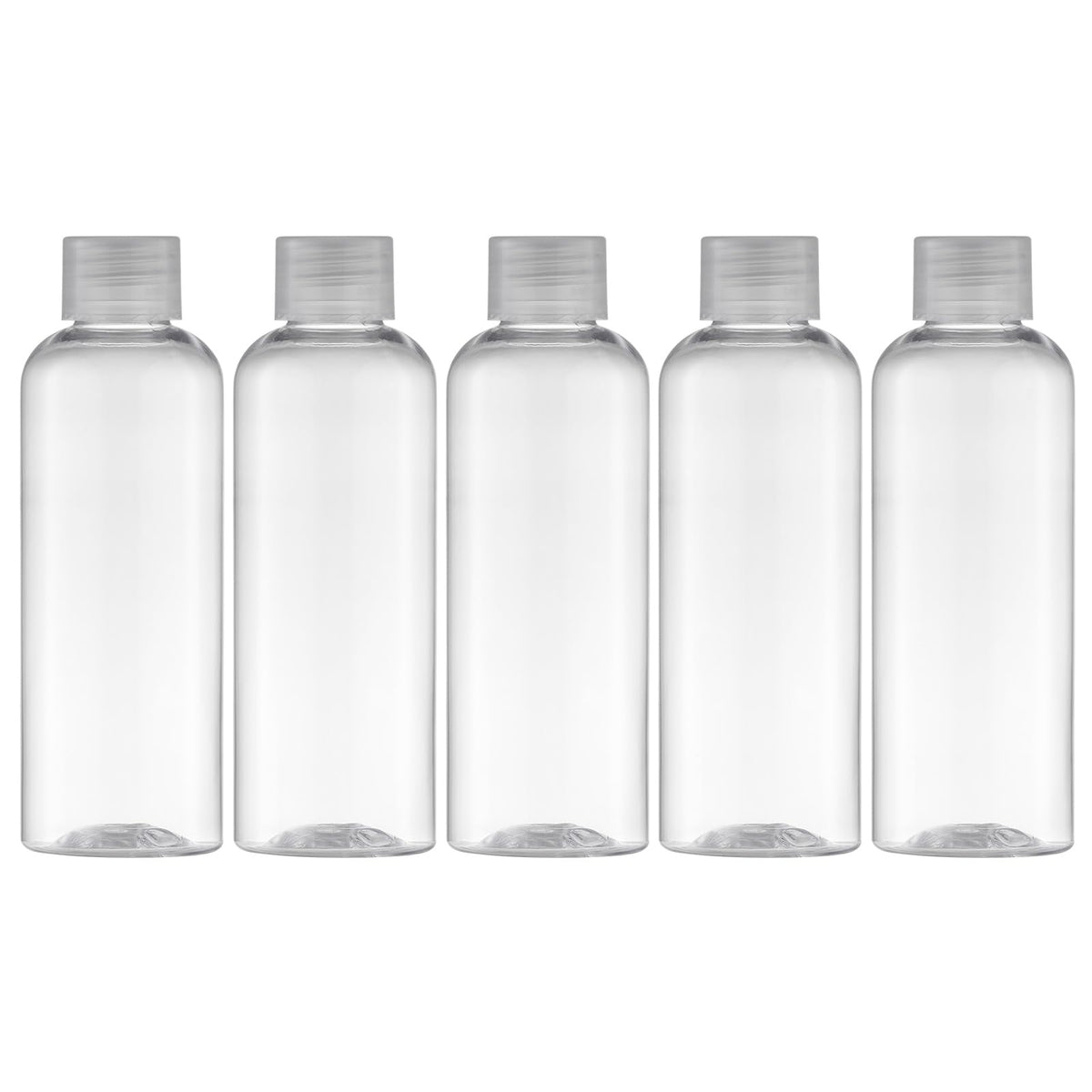Tekson Plastic Travel Bottles 3.4 Oz, Travel Size Containers For Shampoo, Empty Travel Mouthwash Bottles With Clear Screw Cap (1