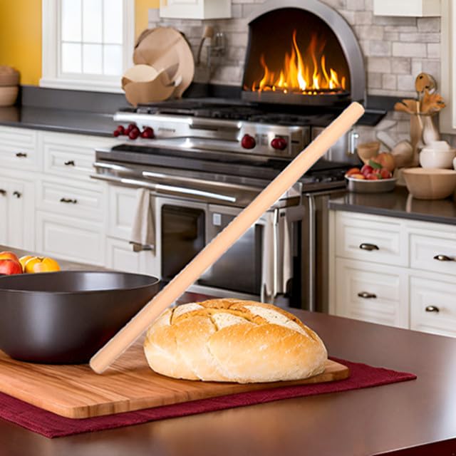 Xbldmjy Pasta Rolling Pin Dough Roller Long Rolling Pins For Baking Tortilla Bread Pizza Noodles?(31.1  1.38Inch)