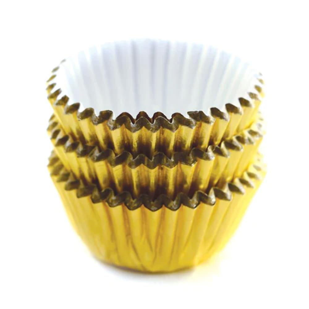Norpro Gold Mini Baking Cups/Liners, 60-Count