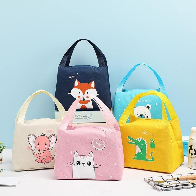 Ap & Zp Animal Lunch Bag Tote Bag WomenS Thermal Insulation Bag, School, Work, Picnic, Office, Outdoor, Gym