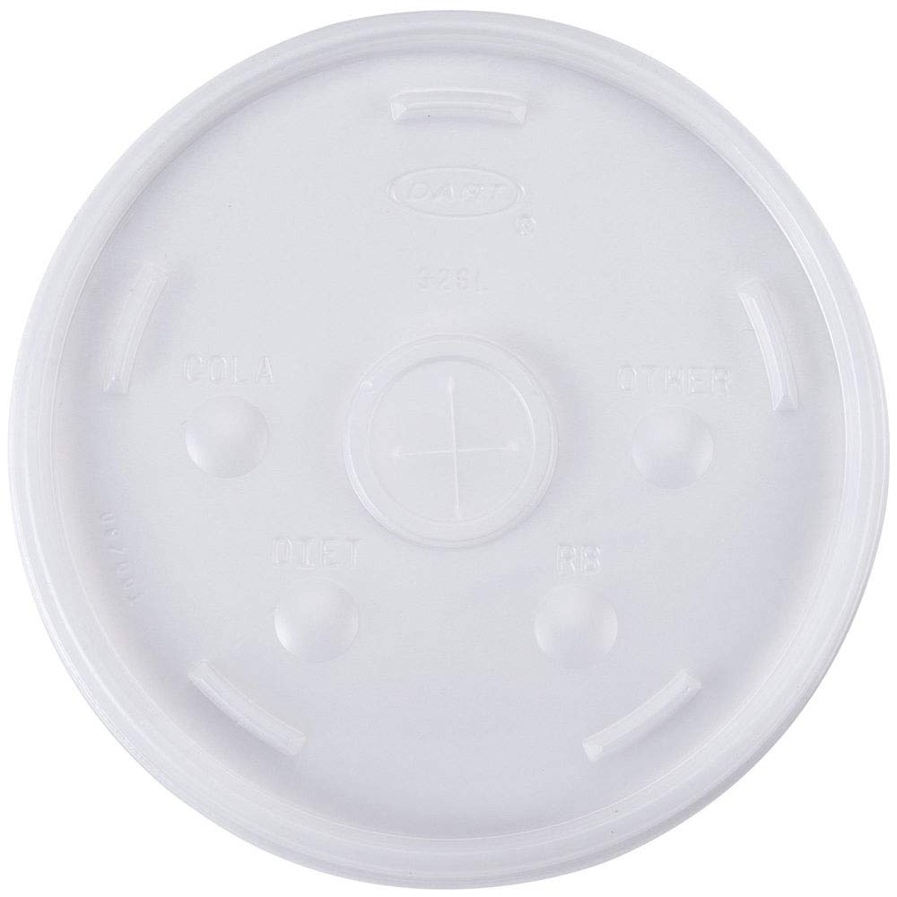 Dart Translucent Slotted Foam Cup Lid, 1 Count (Pack Of 1)