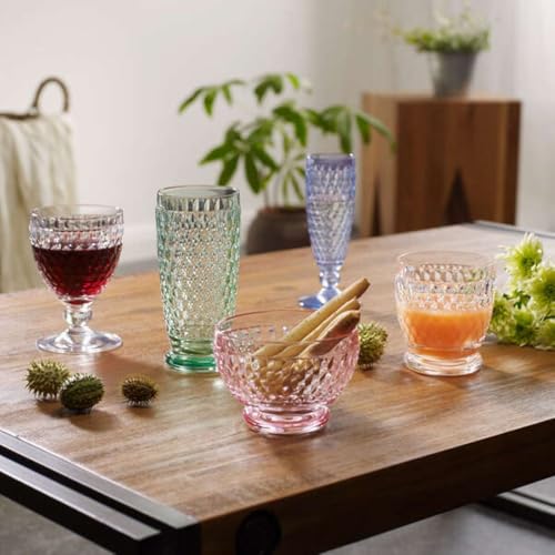 Villeroy & Boch Boston Glass Bowl Set Of 4, Blue