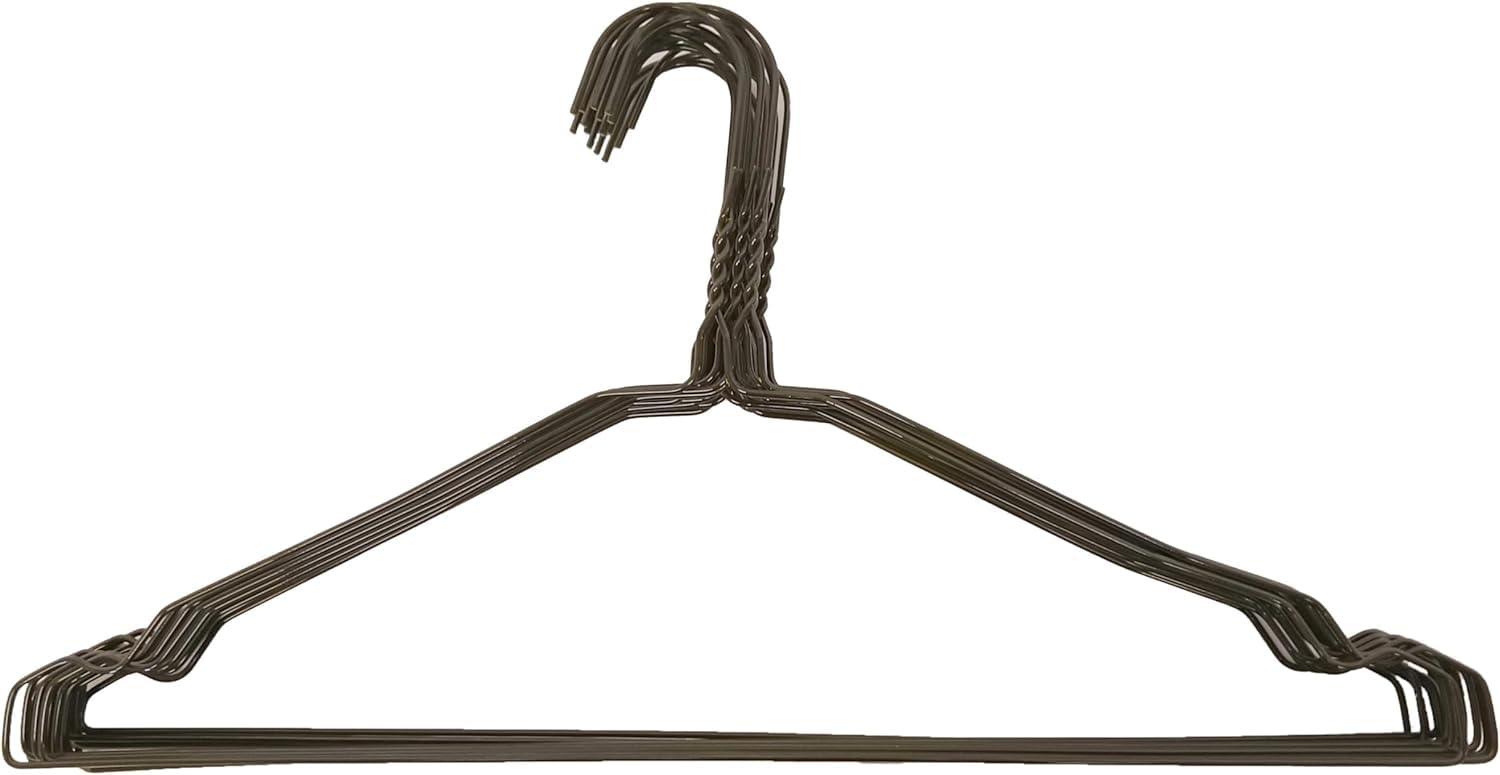 Wire Hangers, Standard Clothes Hangers (100, Notched)