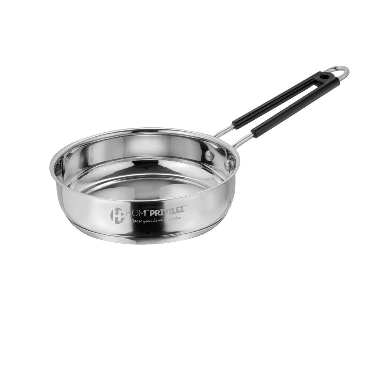 Capsulated Heavy Stainless Steel Gas And Induction Friendly Fry Pan, 240 Mm | Or | black Gold 4Piece Induction Aluminium NonSt