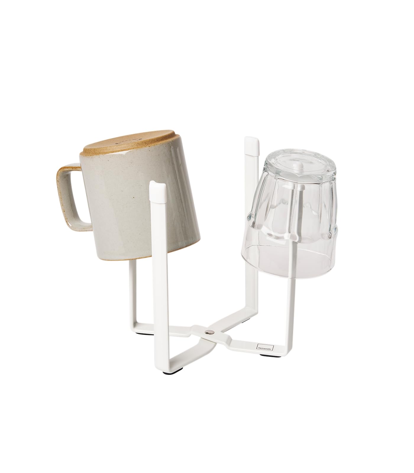 Yamazaki Home Tower Kitchen Multi Eco Stand - Multifunctional Compost Bag And Small Bottle Holder - Small - Steel