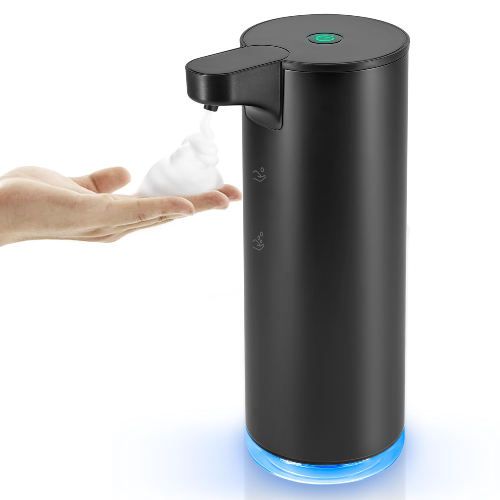 Automatic Hand Soap Dispenser Touchless: Foaming Soap Dispenser Stainless Steel - Free Touch Electric Soap Dispenser Rechargeabl