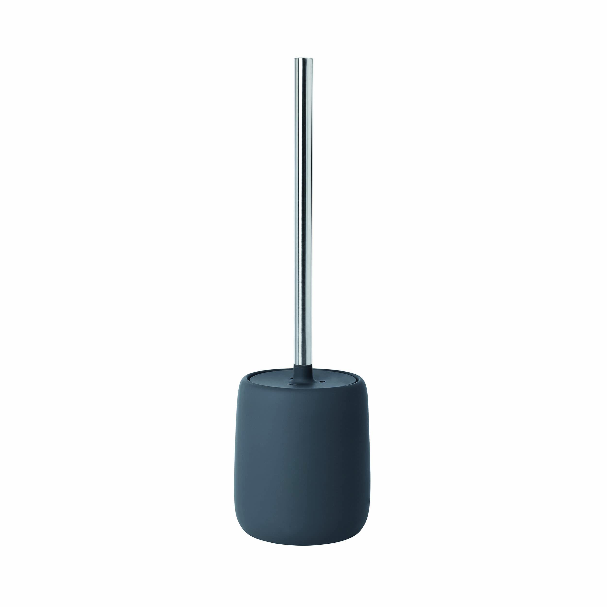 Blomus -Sono Toilet Brush Ceramic/Plastic, Magnet, Toilet Set, Soft Touch, Hygienic, Freestanding Toilet Brush & Holder, Modern