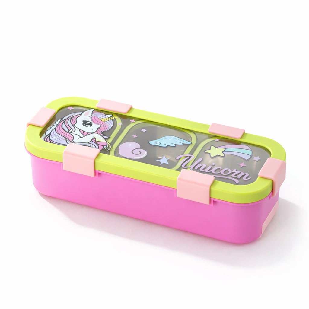 Motka Kids Lunch Box With 2 Compartments | 600Ml Stainless Steel Slim Compact Tiffin | Leakproof School Tiffin Dabba Box For Boy