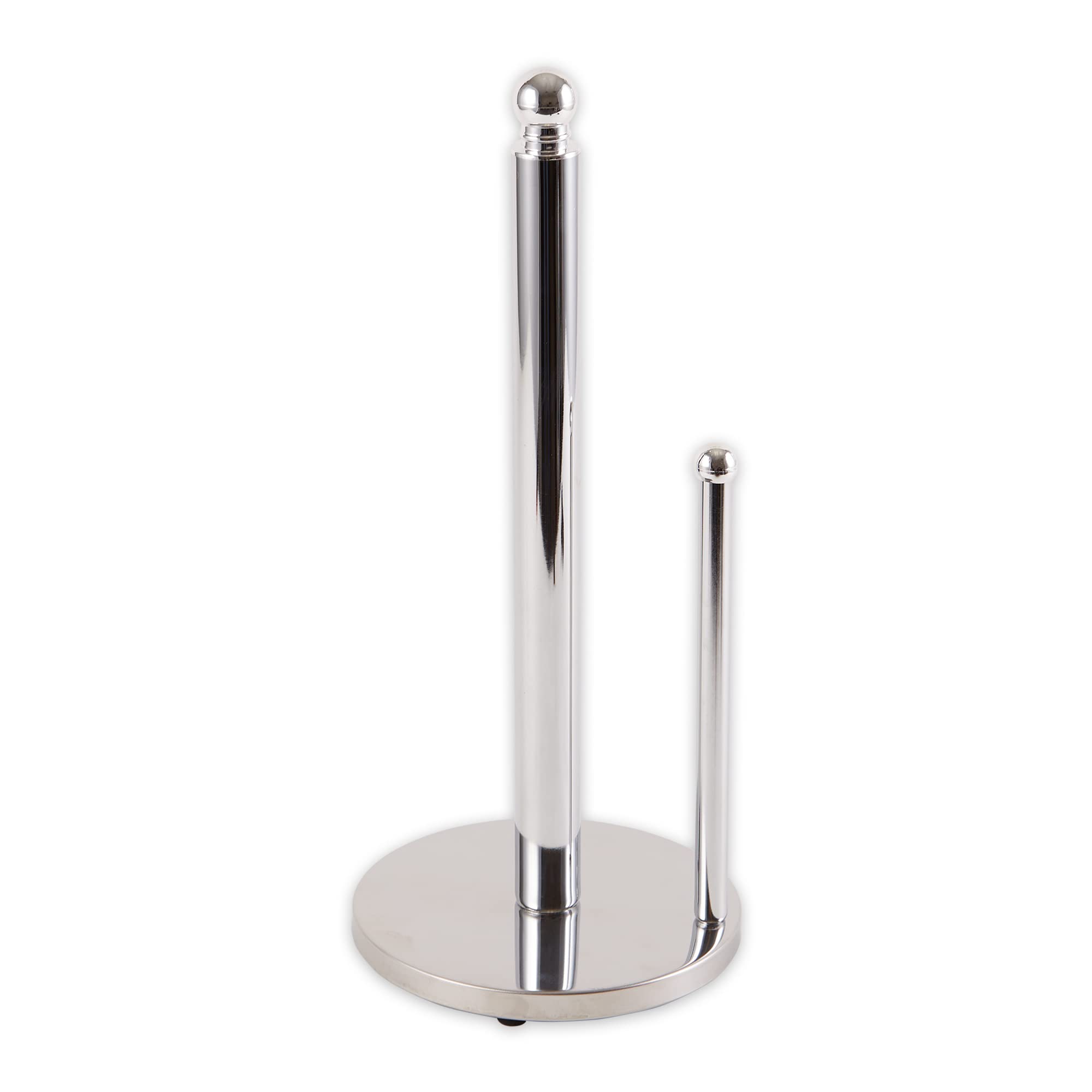 RSVP International Countertop Paper Towel Holder Kitchen Collection, Chrome, 6x13.75