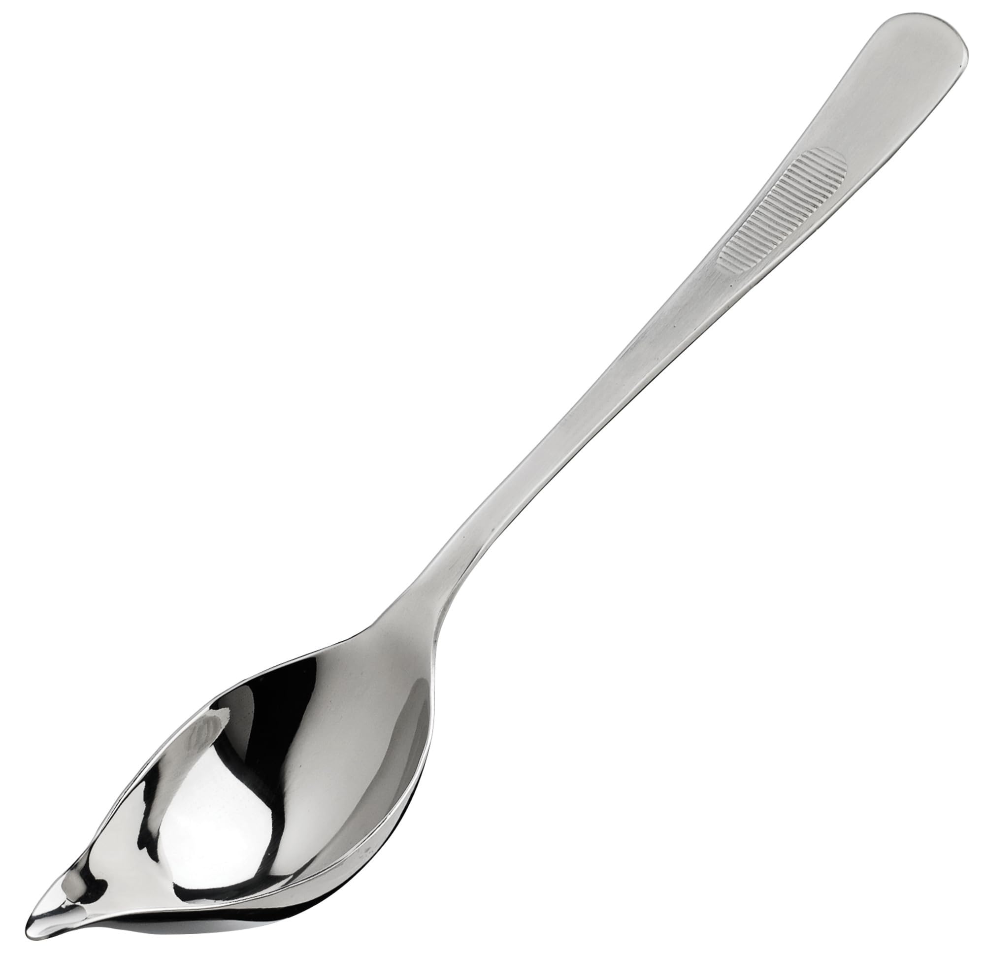 Winco 8 Drizzling Steel TaperedSpout Spoon