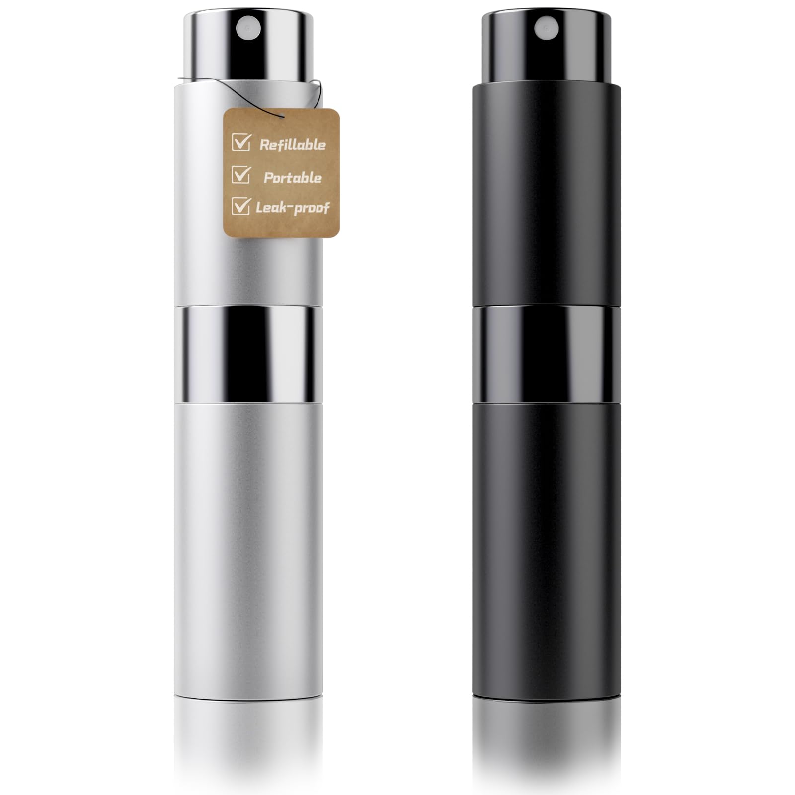 Yikibox 8Ml Travel Perfume Atomizer Bottles Refillable - Mini Perfume Spray Bottles With Leak-Proof Design, Refillable Cologne A