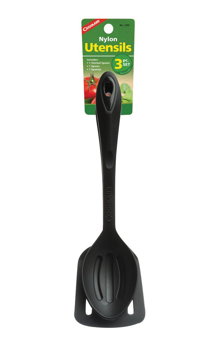 Coghlan'S Nylon Cooking Utensil Set, 3-Piece , Black