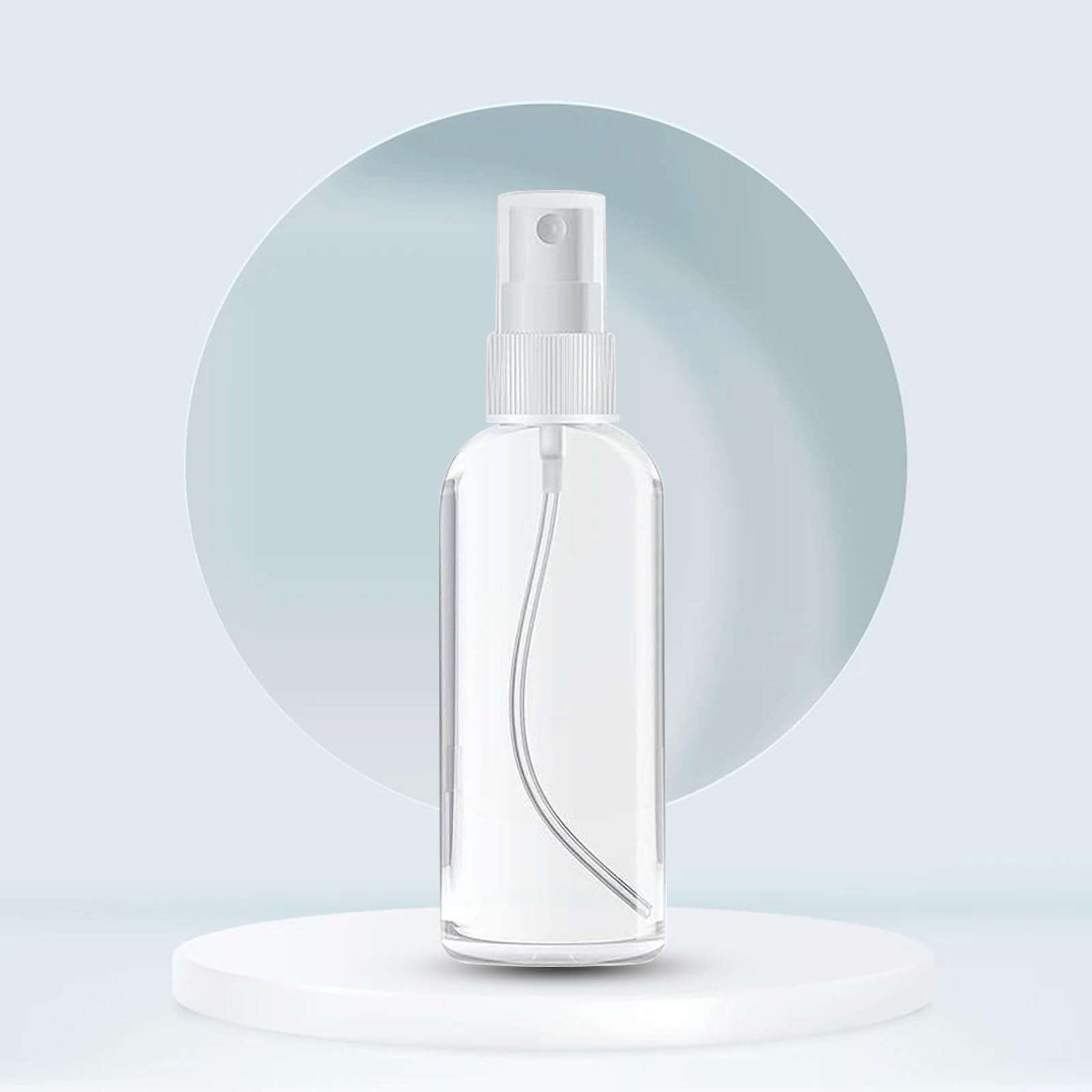 Aodestiny 100Pcs 2Oz/60Ml Small Spray Bottle, Clear Fine Mist Spray Bottle Mini Empty Hair Spray Bottle, Plastic Refillable Cosm