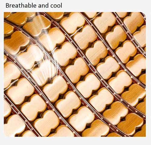 Maricome Bamboo Chair Cushions Summer Car Seat Cushion Seat Pad, Breathable Anti-Slip Size 45X45Cm (1)