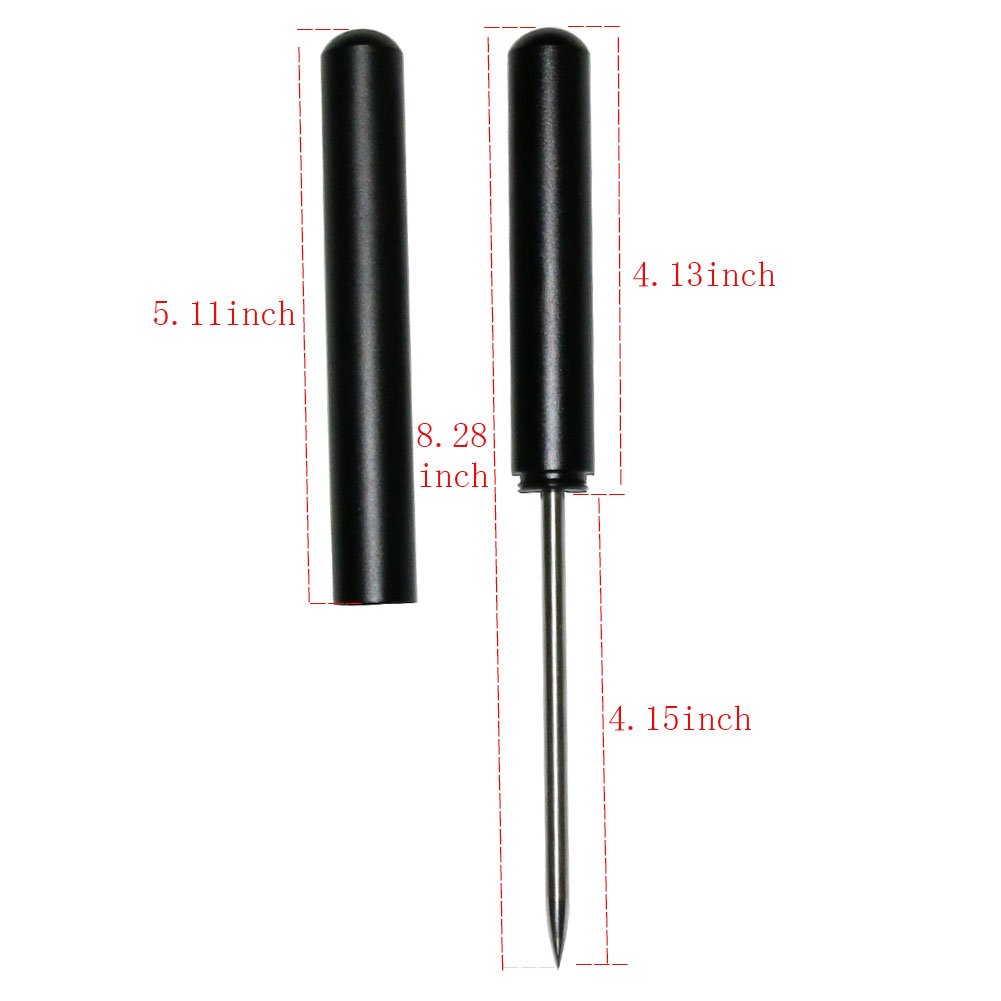 Aluminum Alloy Ice Picks, Ice Crusher Ice Chisel Removal Pick Ice Tool With Aluminum Safety Alloy Cover For Restaurant Bar Barte