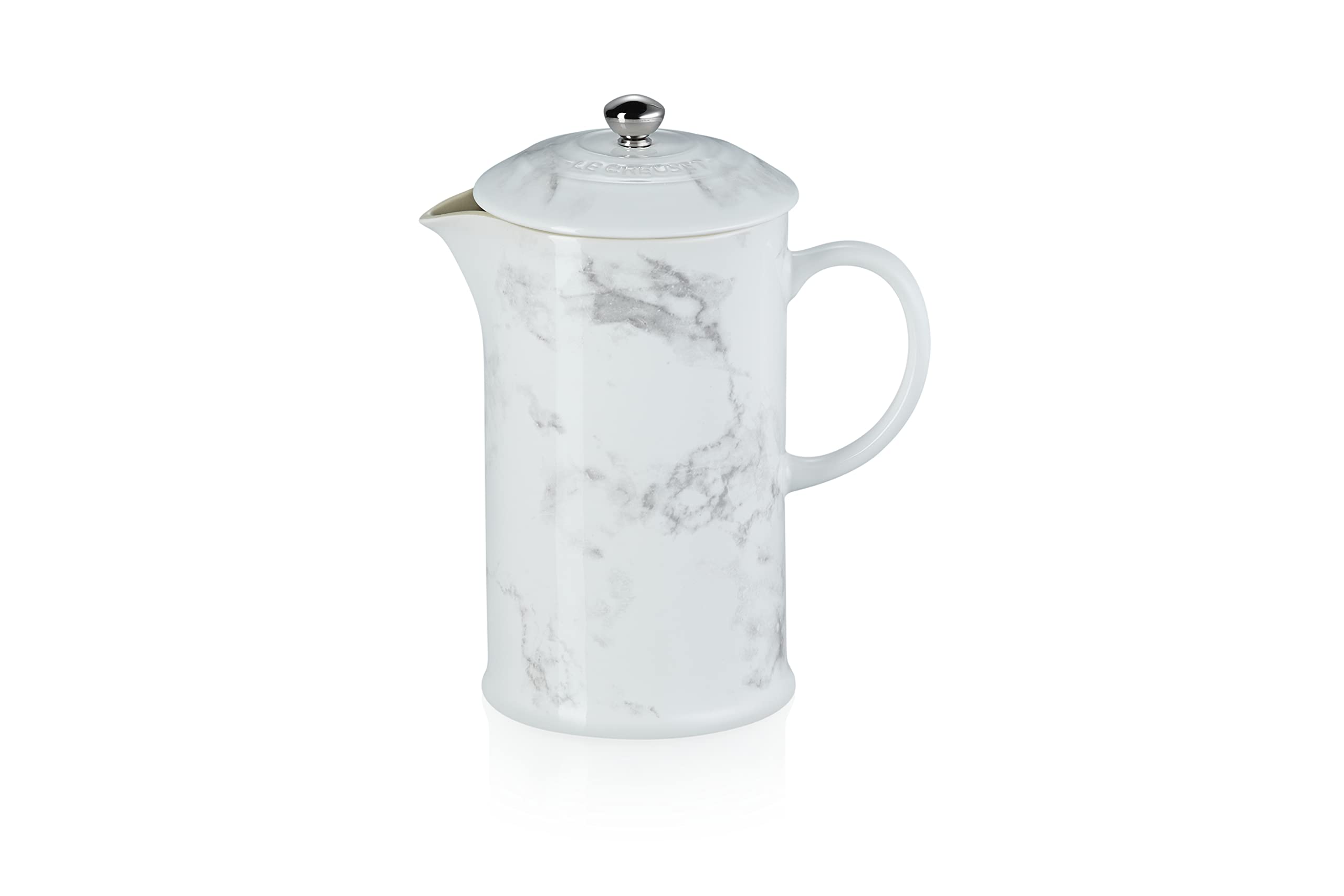 Le Creuset Stoneware 34 Oz, Marble Collection French Press