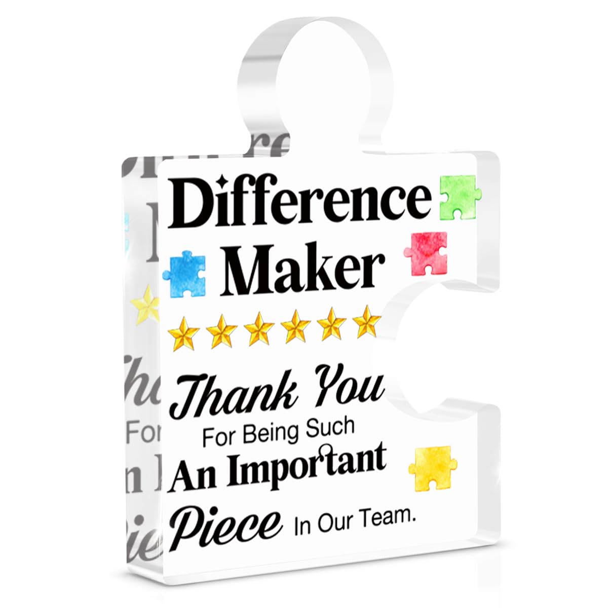 Team Difference Maker Gifts for Employees, Thank You Appreciation Gifts for Coworkers Colleagues Staff, Best Teamwork Gifts Diff