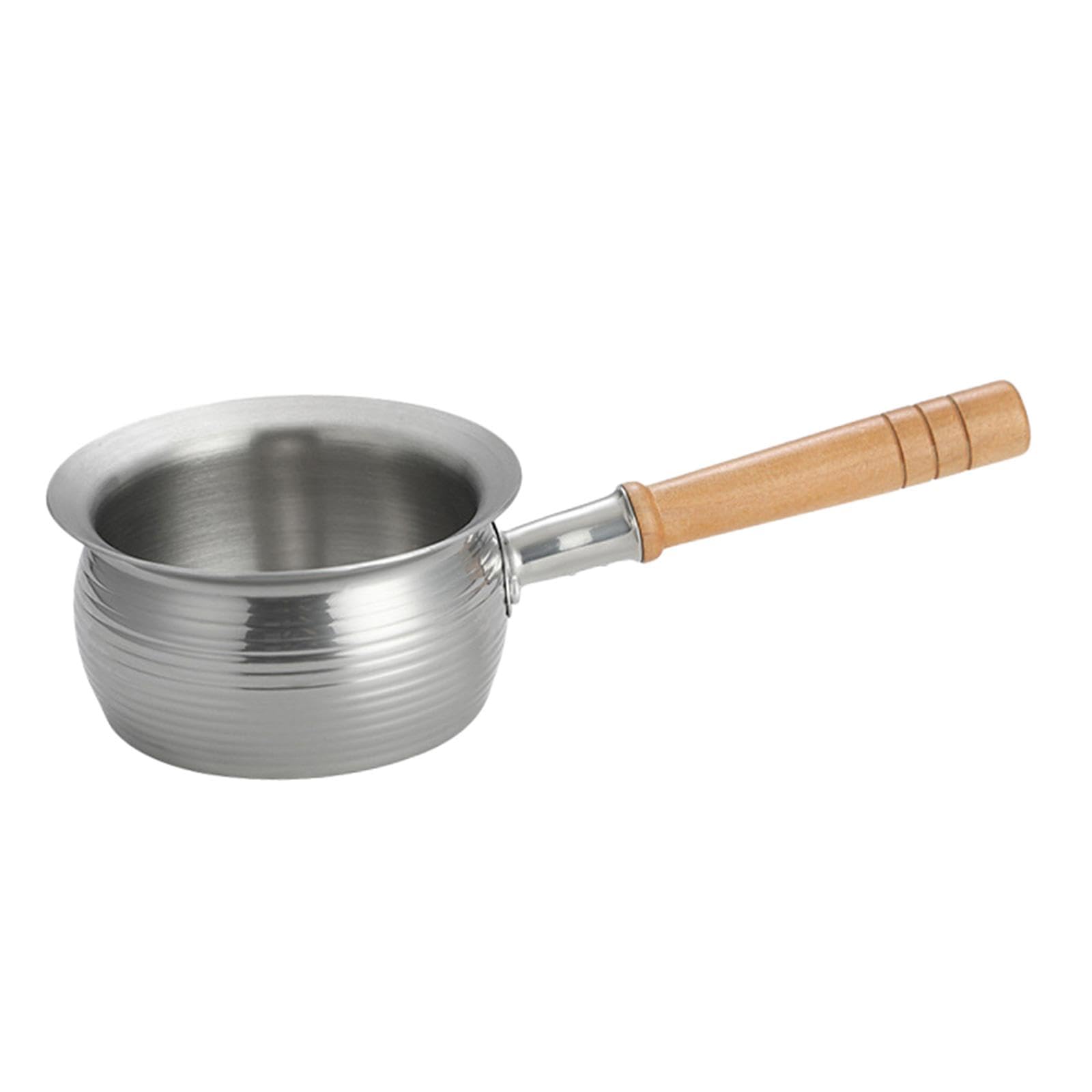 Myaddiction Nonstick Saucepan Saucepan With Long Wood Handle For Restaurant Camping Home Style B