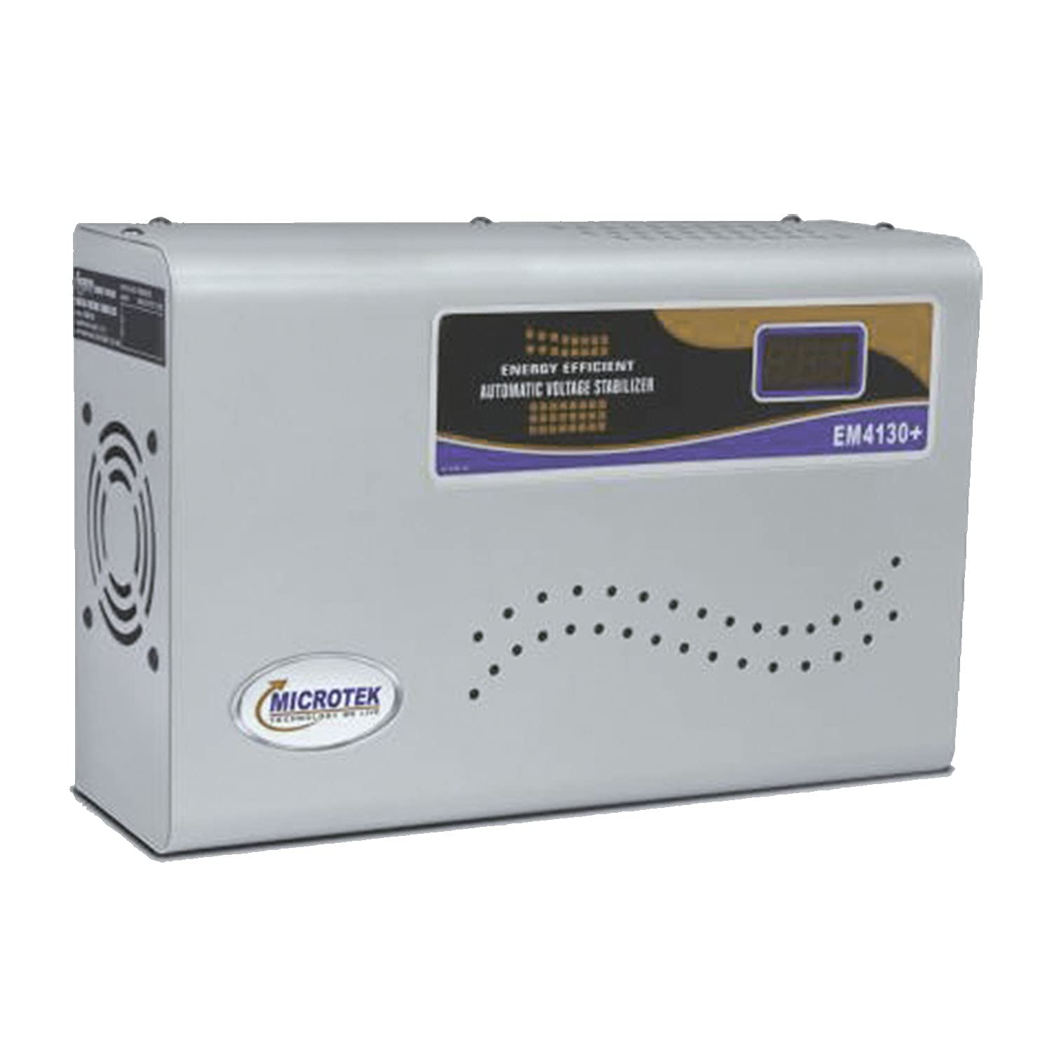 Microtek Smart Em 4130+ Automatic Air Conditioners (A.C.) Voltage Digital Display Stabilizer Upto 1.5 Ton Working Power 130V - 3