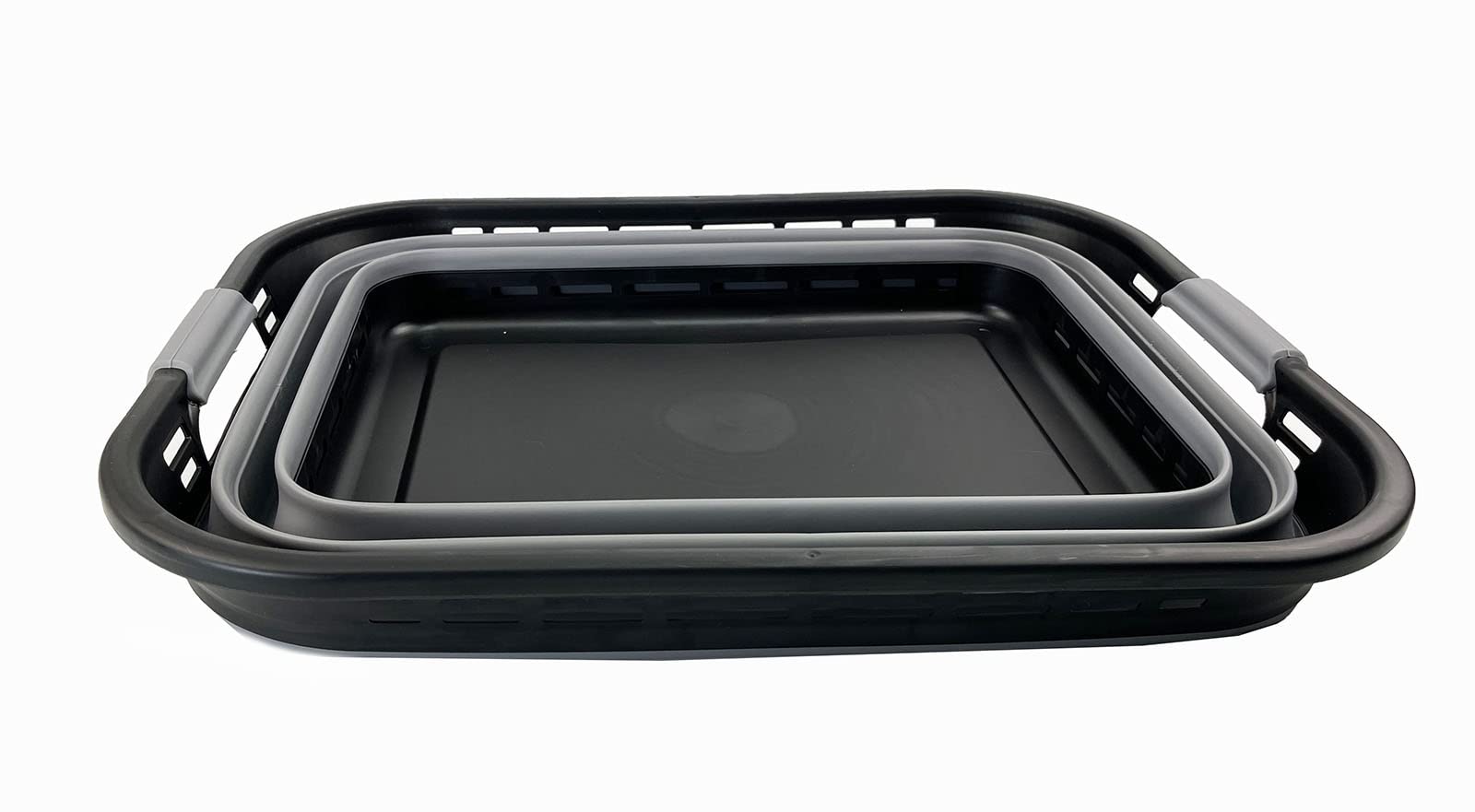 Sammart 42L (11 Galloons) Collapsible Plastic Laundry Basket - Foldable Pop Up Storage Container/Organizer - Portable Washing Tu