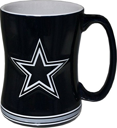 Nfl Dallas Cowboys Boxed Relief Sculpted Ceramic Mug