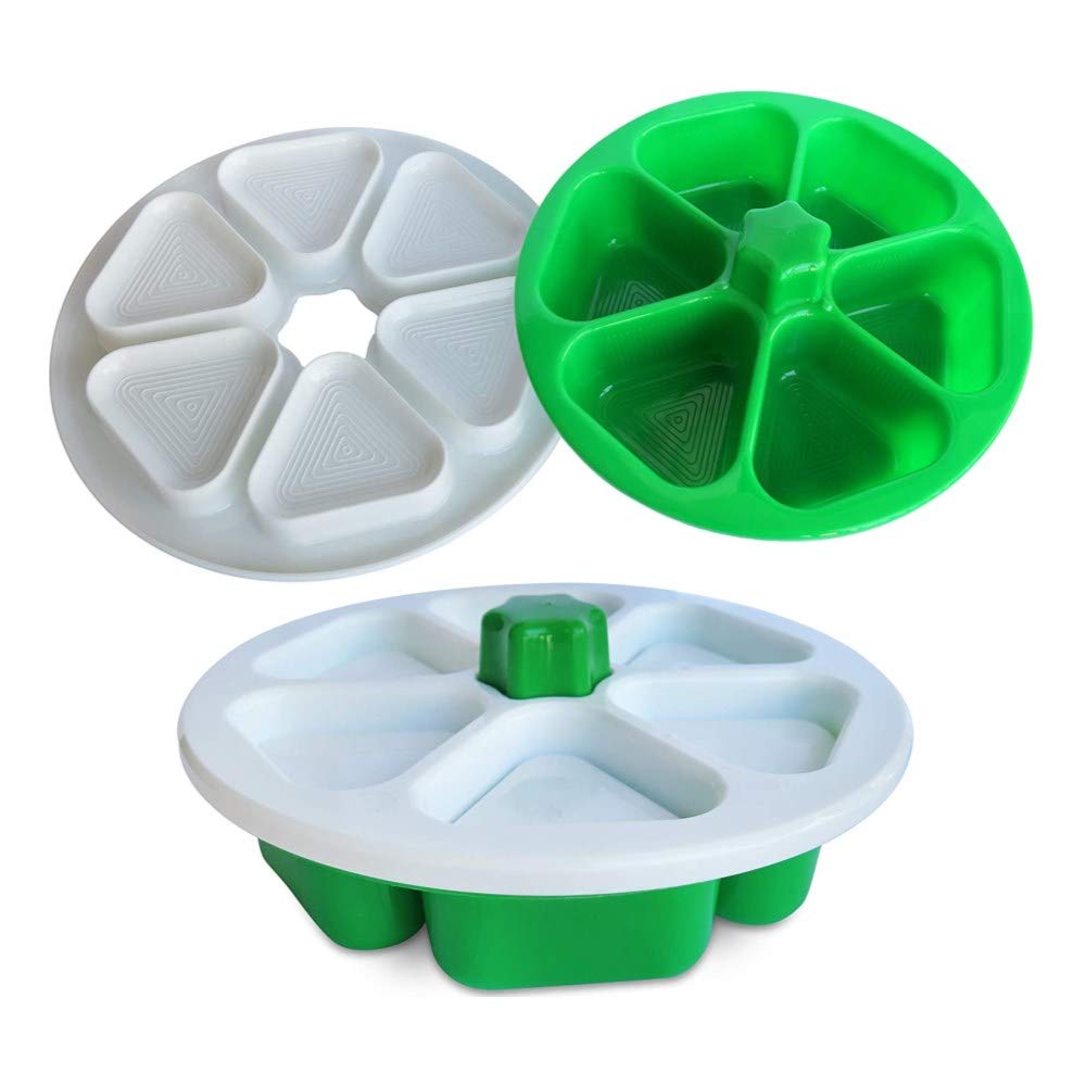 6 in 1 Onigiri Mold Triangle Sushi Mold, Sushi Mold Case DIY Onigiri Maker, Able to Make up to 6 Triangular Sushi at The Same Ti