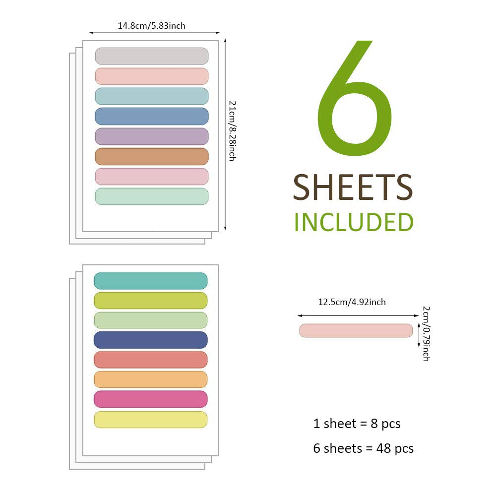 Sprinkles Wall Decals With 16 Colors (3 Sheets Bright + 3 Sheets Dark), Colorful Peel And Stick Wallpaper