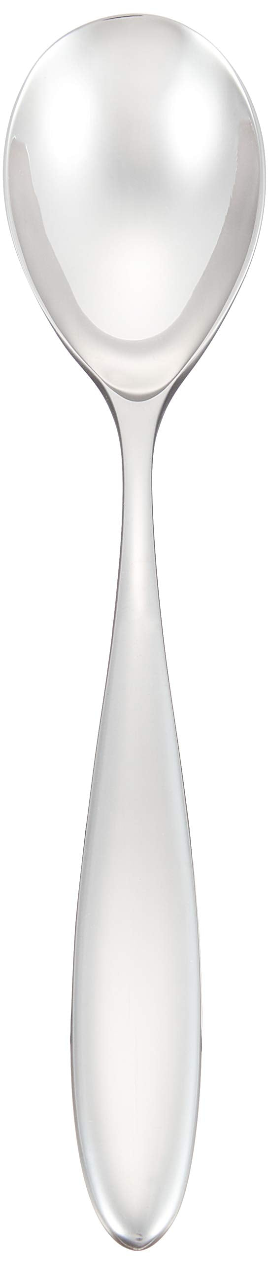 Alessi Mami 6-3/4-Inch Dessert Spoon, 18/10 Stainless Steel Mirror Polish, Set Of 6