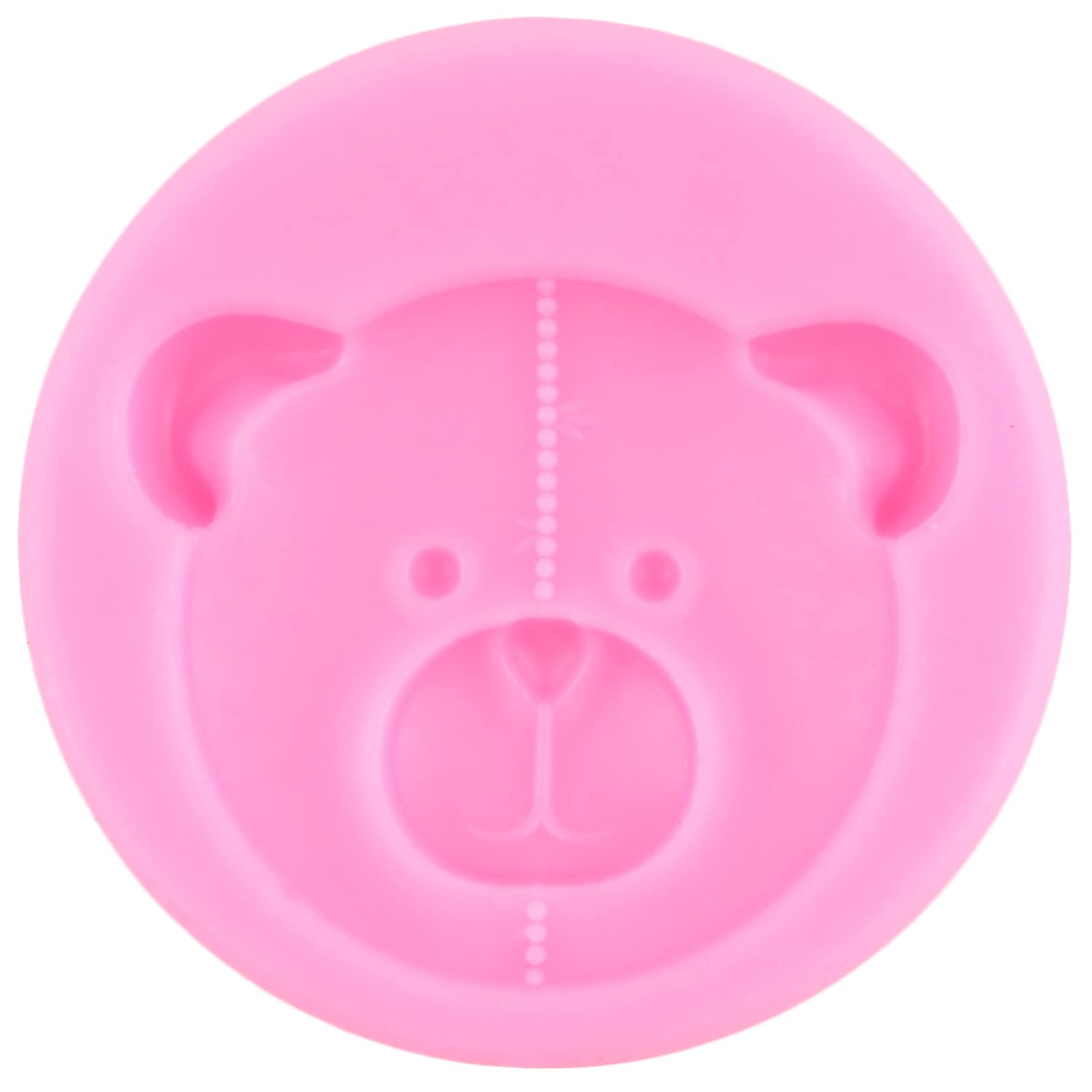 Miyahouse Bear Silicone Fondant Mold 3D Pearl Fondant Mold Ball Pearl Semi Sphere Chocolate Silicone Molds For Cake Decorating C