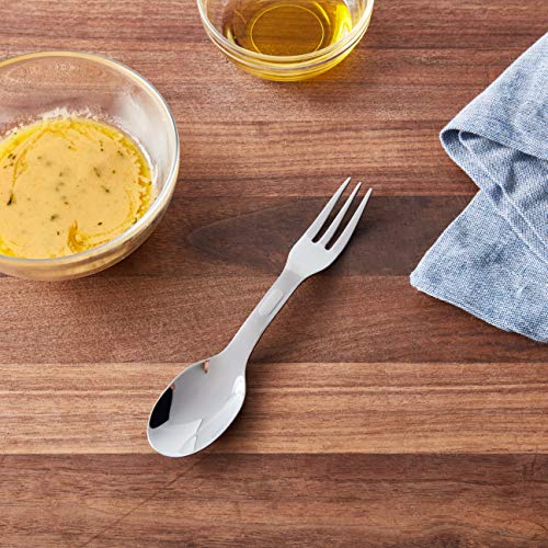 Mercer Culinary - M33920 Mercer Culinary Tasting Spoon/Fork, 6-5/8'', Silver