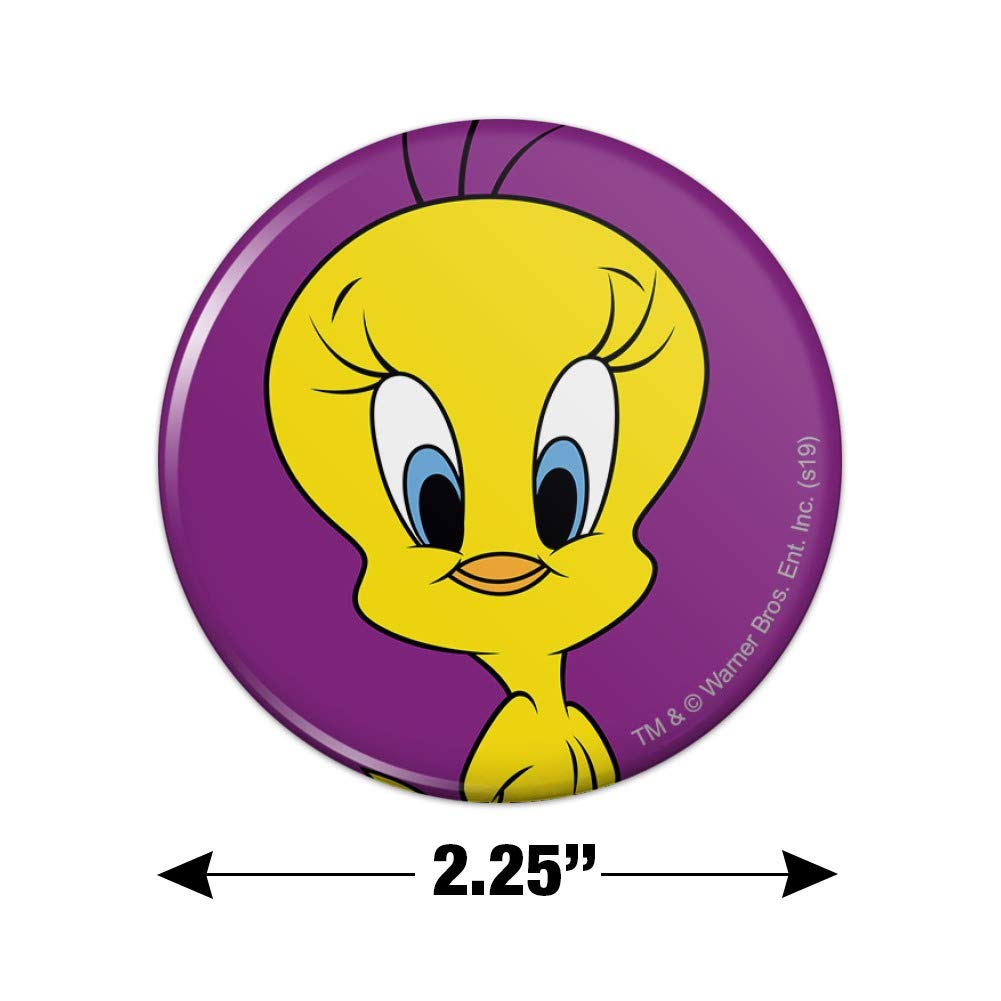 Looney Tunes Tweety Bird Kitchen Refrigerator Locker Button Magnet