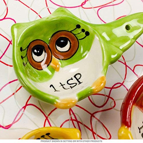 Cosmos Gifts 10910 Owl Measuring Spoon 4 Piece Set