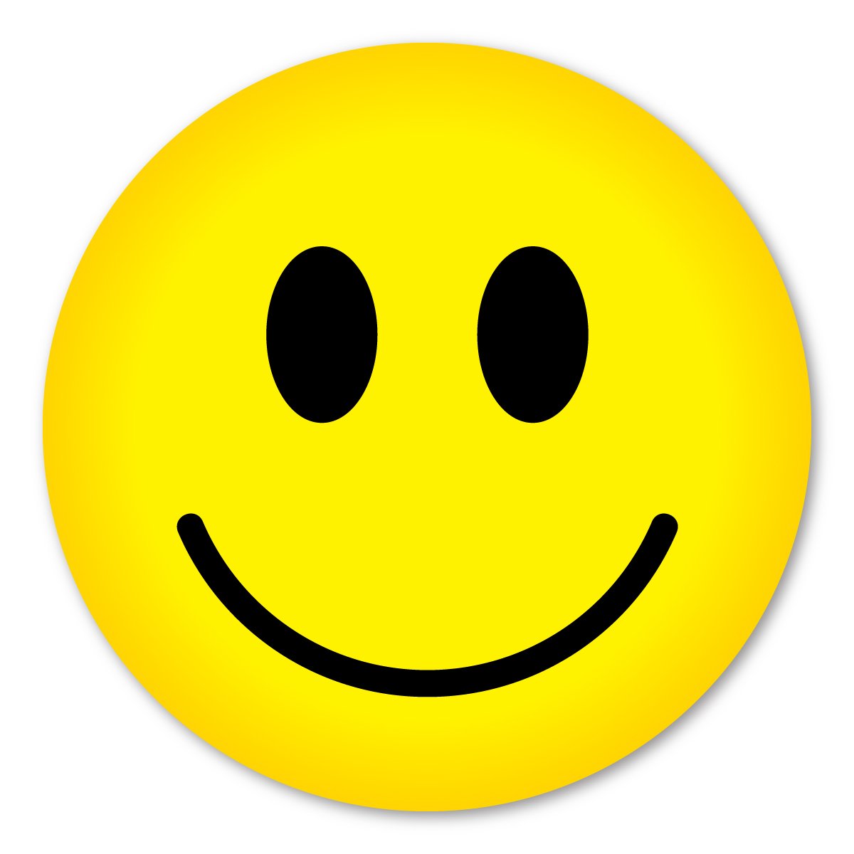 Smiley Face Circle Magnet By Magnet America Is 5.75'' X 5.75'' Made For Vehicles And Refrigerators