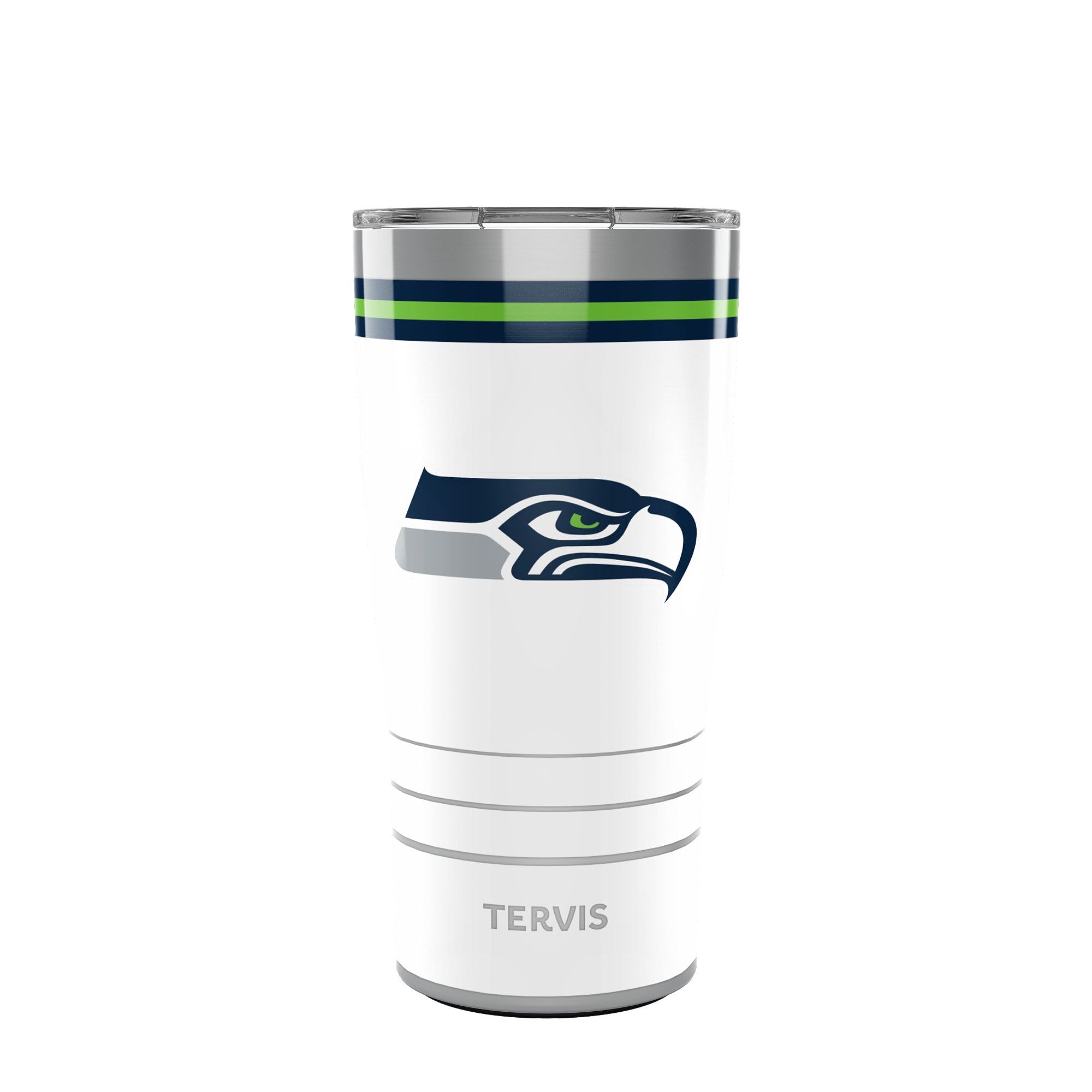 Tervis Traveler NFL Seattle Seahawks  Arctic Triple Insulated Tumbler Travel Cup Keeps Drinks Cold & Hot, 20oz, Stainless Steel
