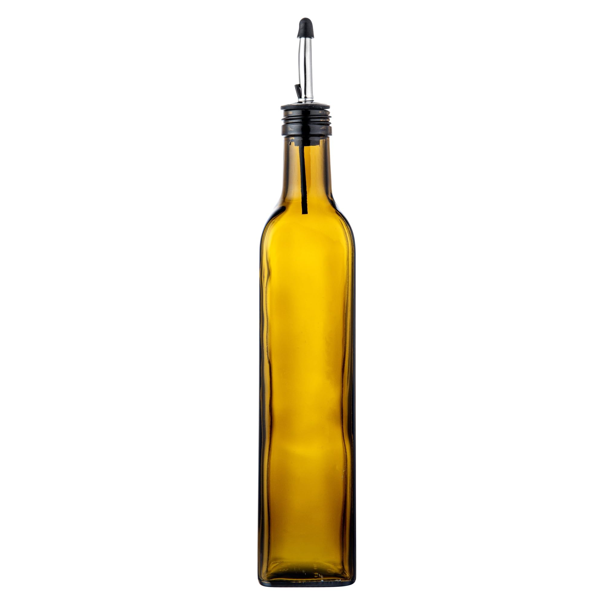 RestaurantwareChef 101 16.9 Ounce Olive Oil Dispenser, 1 Kitchen Oil Dispenser Bottle  With Stainless Steel Pourer, NonLeakin