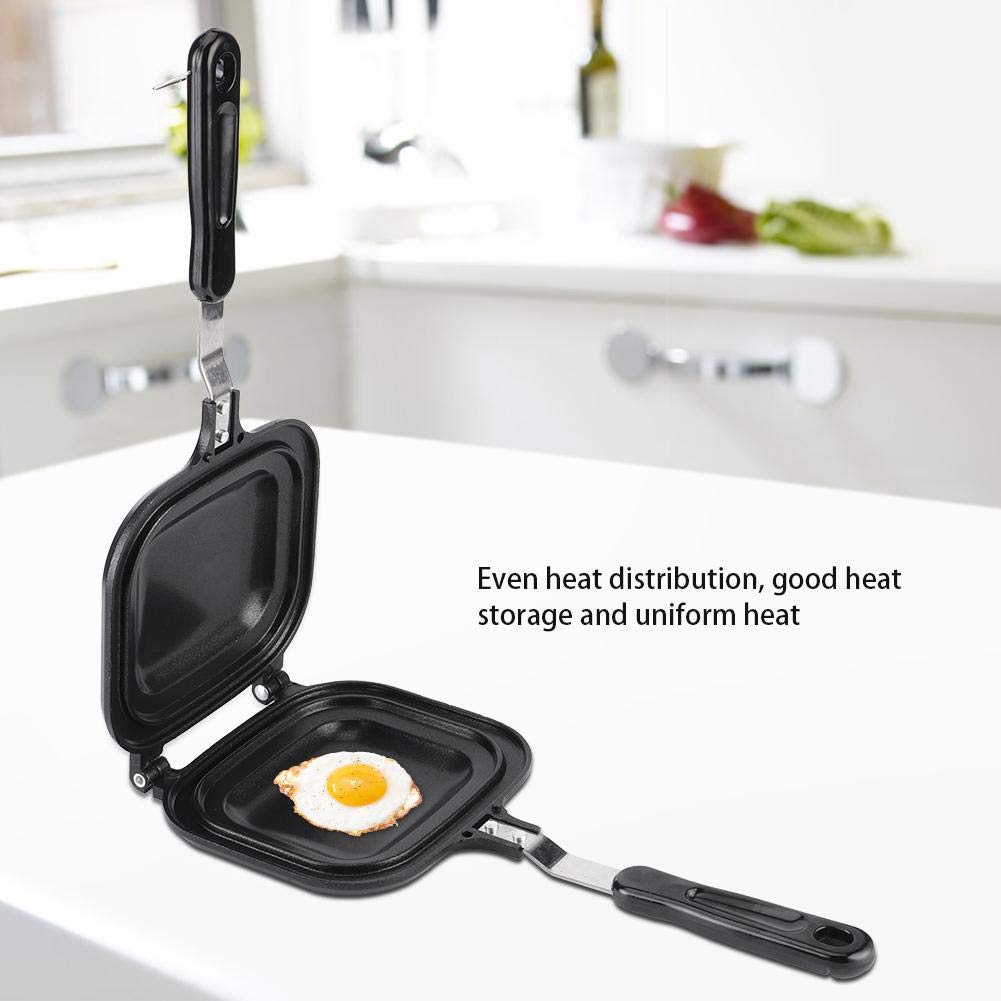 Sandwich Maker,Non-Stick Double-Sided Grill Pan,Multifunction Fry Pan Sandwich Toaster Breakfast Maker Nonstick Baking Pan 14.4X