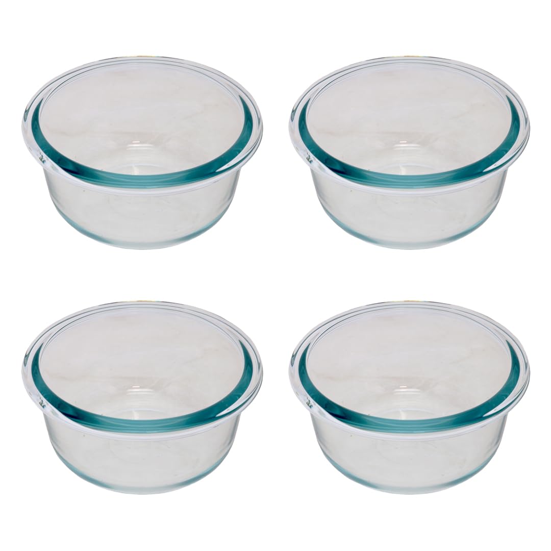 Snapware 7202R 1Cup Total Solutions Glass Bowl (4Pack)  Made in USA