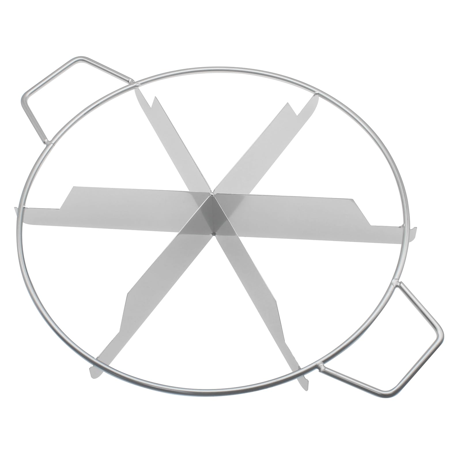 FDXGYH Pie Cutter 6 slice 10 Stainless Steel Pie Cutter with 6 Equal Slices for Slicing Pies Cake Quiches Desserts