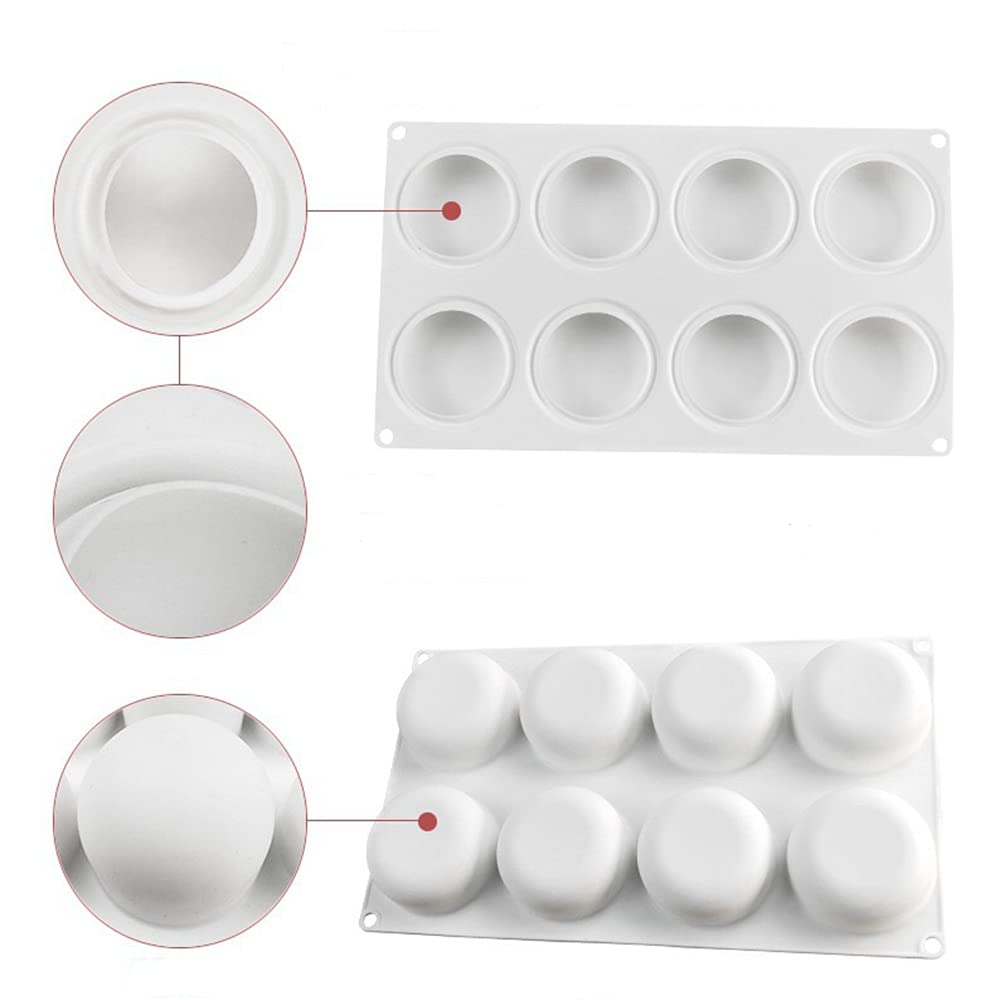 8 Cavity Oblate Shape Silicone Mold For Baking Form French Dessert Mousse Moulds Chocolate Cake Mold Cake Decoration Tool