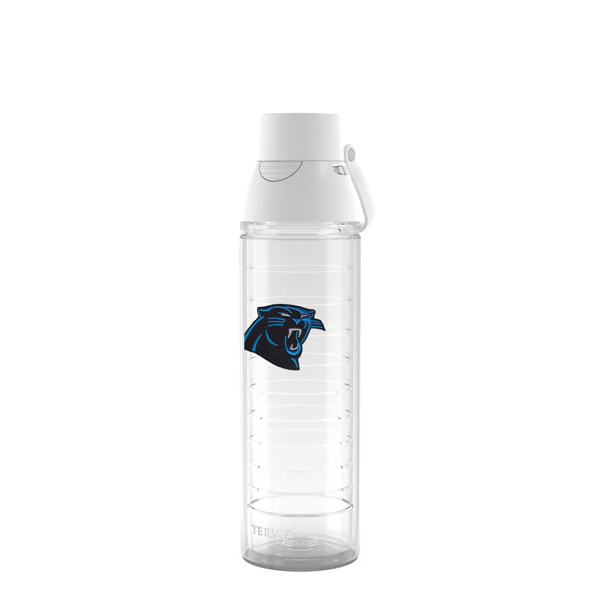 Tervis Venture Lite 24oz Bottle | NFL Carolina Panthers  Primary Logo