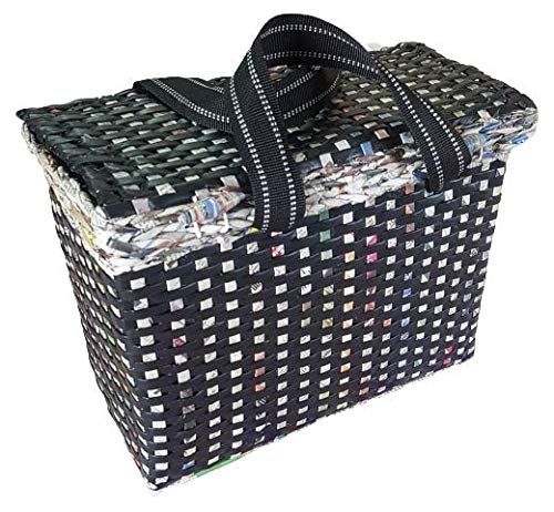 Paperus Sonas Creation Large Carry Bag With Lid/Cover, Picnic Basket, Lunch Bag, Tiffin Basket, Handbag For Lunch Box, Water Bot