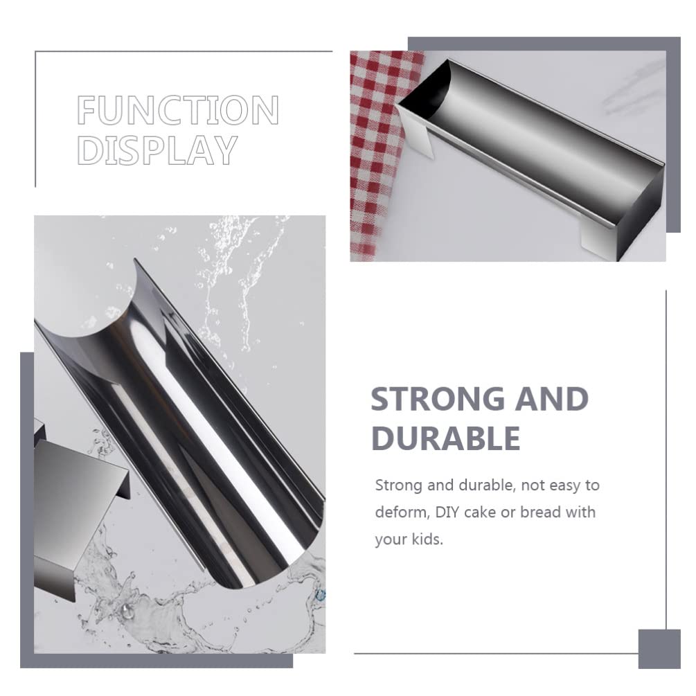 Hemoton U Shape Cake Pan Stainless Steel Cheesecake Pan Chiffon Mousse Cake Mold For Oven Baking Silver