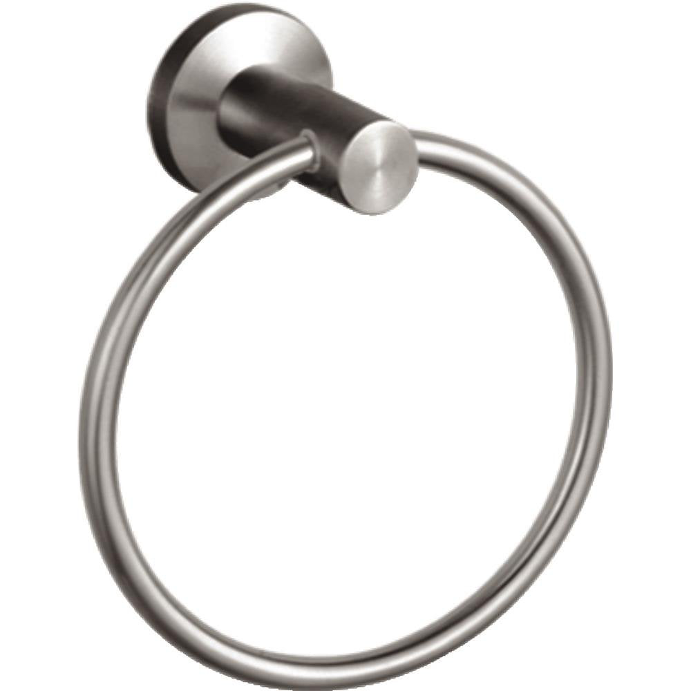 Paradise Bathworks 66028 Nirvana Towel Ring, Satin Stainless Steel