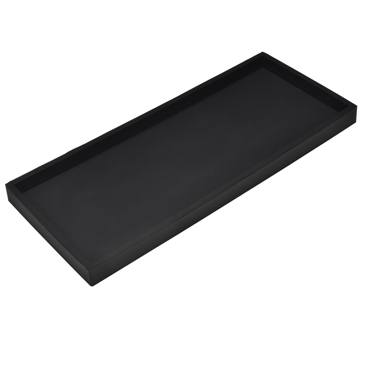 Dnc Bathroom Counter Tray, 11.8'' Silicone Vanity Tray, Kitchen Sink Soap Tray For Dish Holder Dispenser Countertop Toilet Tank