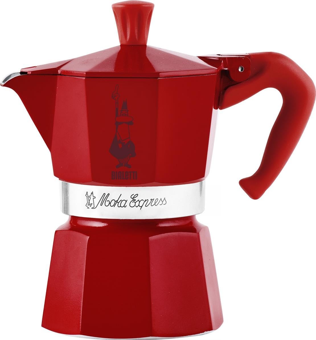 Bialetti Winter Wonderland Italian Coffee Maker Red Silver Aluminium 3 Cups - Brand: Bialetti - EAN: 8006363074520