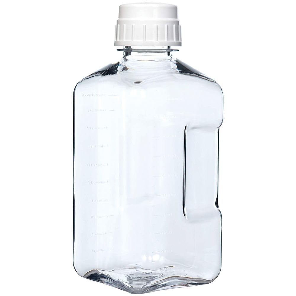 Nalgene Sustain Tritan Bpa-Free Growler Bottle Made With Material Derived From 50% Plastic Waste, 64 Oz, Clear