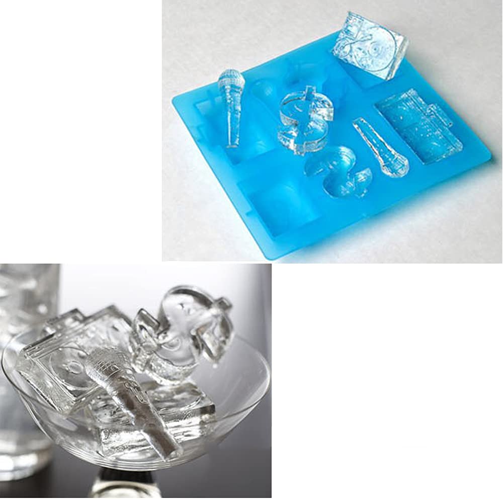 Cestony 3Pcs Hip Hop Dj Karaoke Boomboxsilicone Molds For Diy Ice Cube Fondant Biscuit Cookies Chocolate Dessert Decor