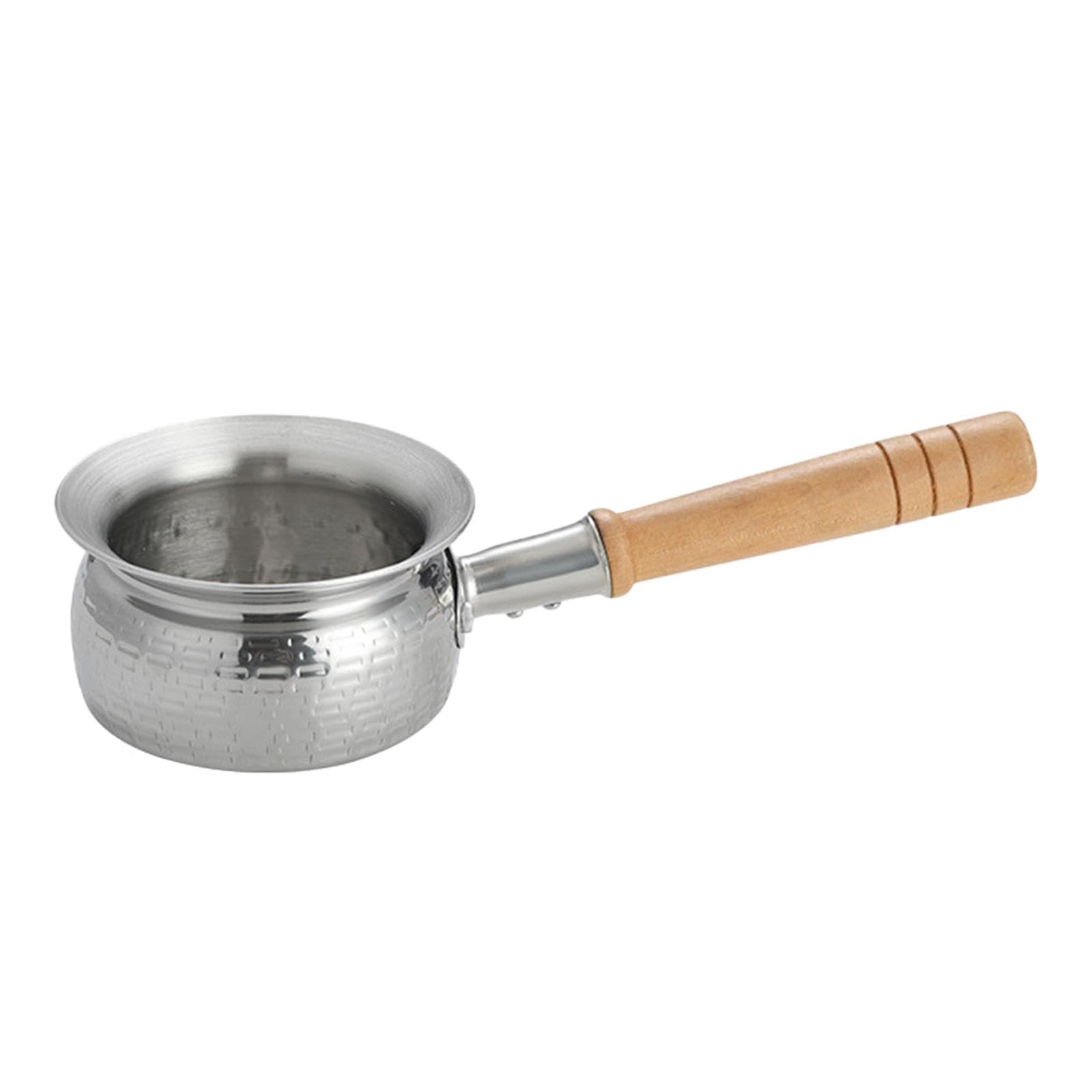Trendynest Nonstick Saucepan Saucepan With Long Wood Handle For Restaurant Camping Home Style A