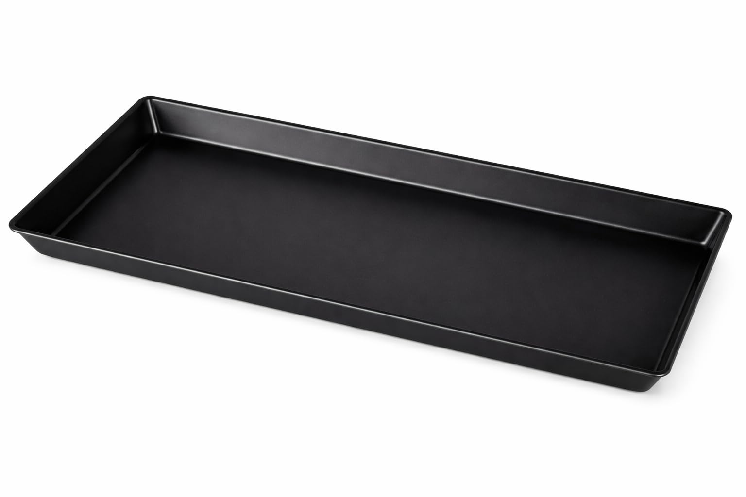 Inverter Battery Tray For Tall Tubular Battery (Black) - Rectangular Acid Spill Protection Stand, Heavy Duty Multipurpose Base F